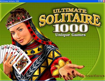 Ultimate Solitaire 1000 - Screenshot - Game Title (United Kingdom) - 1030x800