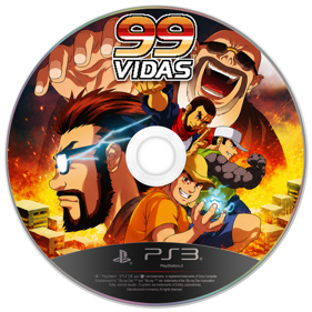 99Vidas - Fanart - Disc (World) - 1440x1440