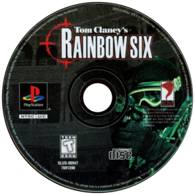 Tom Clancy's Rainbow Six - Disc (North America) - 600x600