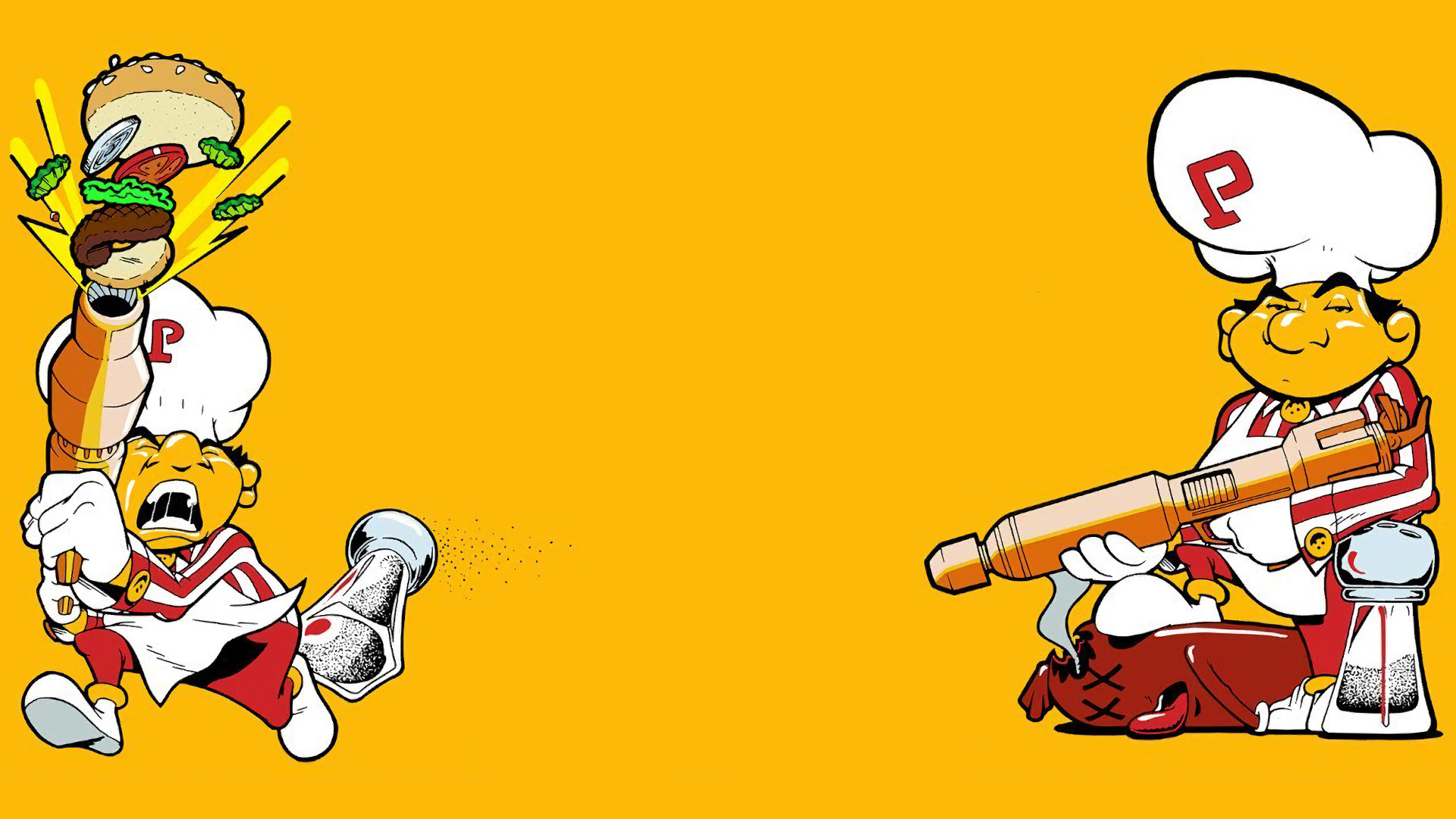 Illustration of Heavy Burger