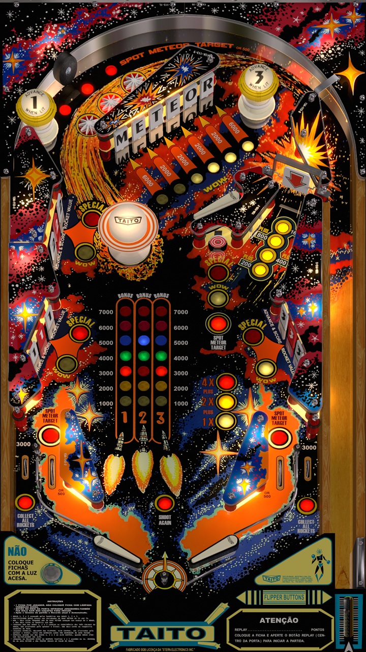 Illustration of Meteor (Taito do Brasil)