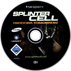 Tom Clancy's Splinter Cell: Pandora Tomorrow - Disc (Europe) - 1406x1406