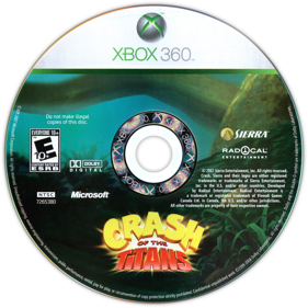 Crash of the Titans - Disc (North America) - 1426x1426