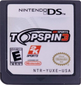 Top Spin 3 - Cart - Front (North America) - 676x705