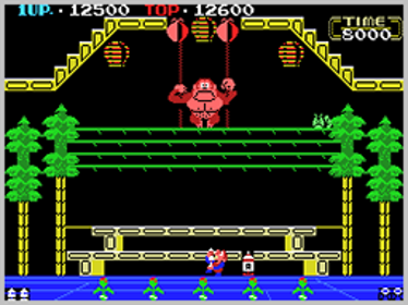 Donkey Kong 3 - Screenshot - Gameplay (World) - 256x192