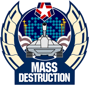 Mass Destruction - Clear Logo (Europe) - 3840x3700