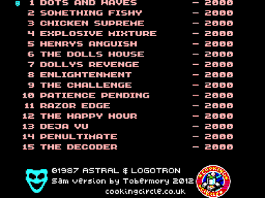 XOR - Screenshot - Game Select (Europe) - 512x384