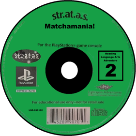 Str.at.e.s. 2: Matchamania! - Disc (North America) - 1000x1000