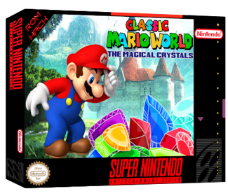 Classic Mario World: The Magical Crystals - Box - 3D (World) - 435x375
