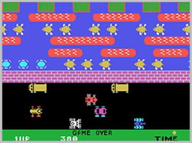 Frogger - Screenshot - Game Over (North America) - 256x192