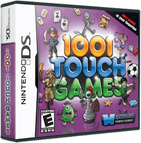 1001 Touch Games - Box - 3D (North America) - 867x878