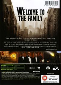 The Godfather: The Game - Box - Back (United Kingdom) - 577x800
