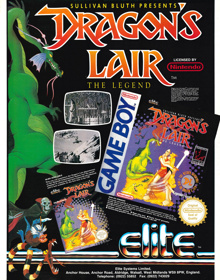 Dragon's Lair: The Legend - Advertisement Flyer - Front (United Kingdom) - 1727x2200