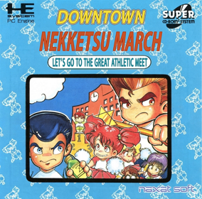 Downtown Nekketsu Koushinkyoku: Soreyuke Daiundoukai - Fanart - Box - Front (World) - 1037x1024
