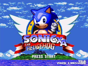 Sonic the Hedgehog XA - Screenshot - Game Title (World) - 640x480