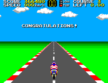 Hang On - Screenshot - High Scores (World) - 496x384