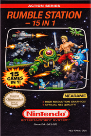 Rumble Station: 15 in 1 - Fanart - Box - Front (North America) - 1024x1536