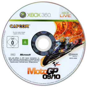 MotoGP 09/10 - Disc (Germany) - 900x900