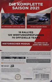 WRC 10: The Official Game - Box - Back (Germany) - 704x1103