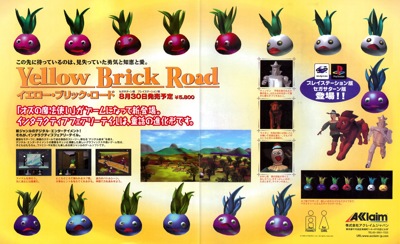 Yellow Brick Road - Advertisement Flyer - Front (Japan) - 1950x1190