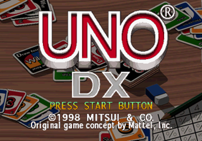 UNO DX - Screenshot - Game Title (Japan) - 320x224