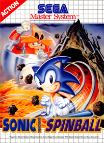 Sonic the Hedgehog Spinball - Box - Front (Europe) - 785x1079