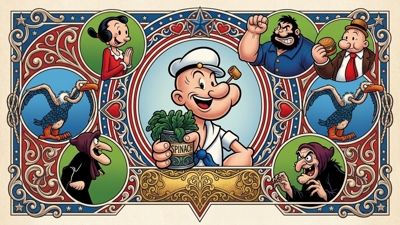 Popeye (Nintendo) - Fanart - Background (Europe) - 1920x1080