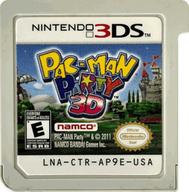 Pac-Man Party 3D - Cart - Front (North America) - 1095x1113