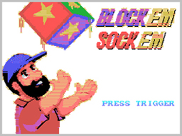 Block'em Sock'em - Screenshot - Game Title (World) - 256x192