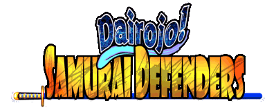 Dairojo! Samurai Defenders - Clear Logo (United States) - 1123x447