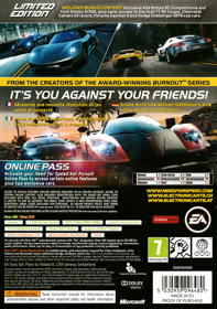 Need for Speed: Hot Pursuit - Box - Back (Europe) - 3026x4295