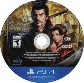 Nobunaga's Ambition: Sphere of Influence - Disc (North America) - 765x749
