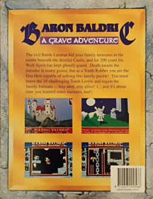 Baron Baldric: A Grave Adventure - Box - Back (Australia) - 864x1123