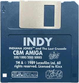 Indiana Jones and the Last Crusade: The Action Game - Disc (Europe) - 639x670