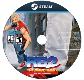 Real Bout Fatal Fury 2: The Newcomers (NeoGeo Premium Selection) - Fanart - Disc (North America) - 510x489