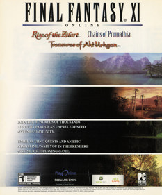 Final Fantasy XI: Rise of the Zilart - Advertisement Flyer - Front (United States) - 1827x2200