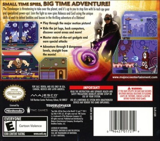 Spy Kids: All the Time in the World - Box - Back (North America) - 768x680