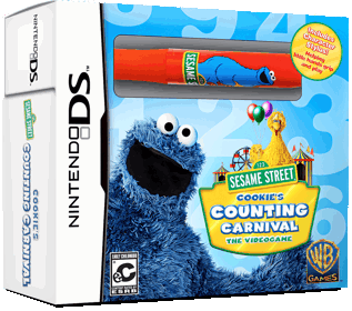 123 Sesame Street: Cookie's Counting Carnival: The Videogame - Box - 3D (North America) - 1106x978