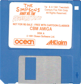 The Simpsons: Bart vs. the Space Mutants - Disc (Europe) - 800x830