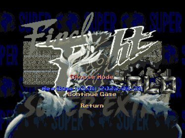 Final Fight GOLD: Super Extra - Screenshot - Game Title (World) - 960x720