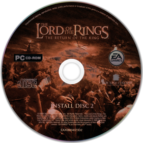 The Lord of the Rings: The Return of the King - Disc (Europe) - 1406x1406