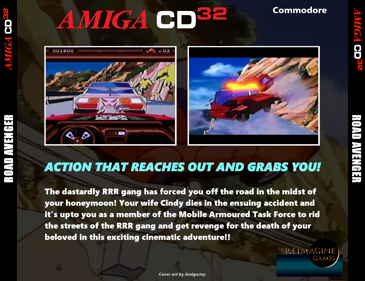 Road Avenger - Fanart - Box - Back (World) - 1766x1358