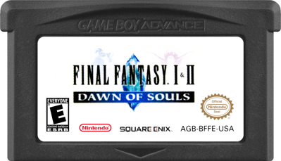 Final Fantasy I & II: Dawn of Souls - Cart - Front (North America) - 1000x574