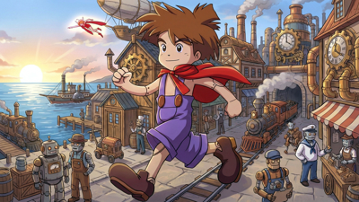 Wonder Project J: Kikai no Shounen Pino - Fanart - Background (Japan) - 1920x1080