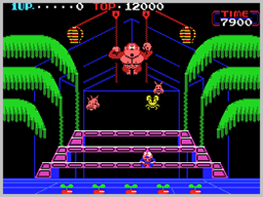 Donkey Kong 3 - Screenshot - Gameplay (World) - 256x192