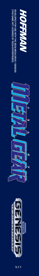 Metal Gear - Box - Spine (United States) - 297x2100