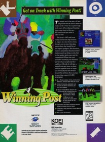 Winning Post - Advertisement Flyer - Front (North America) - 1600x2169