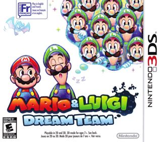 Mario & Luigi: Dream Team - Box - Front (Canada) - 903x800