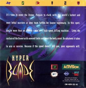 HyperBlade (1996) - Box - Back (North America) - 788x799