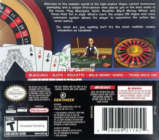 Vegas Casino - Box - Back (North America) - 1145x1012
